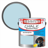 Denny's Chalk Paint For Cabinets Colour- Storm Moonlight Blue - Matte Scuffproof Easy-Clean