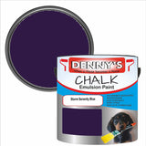 Denny's Chalk Paint For Walls Colour- Storm Serenity Blue - Matte Wipe-Clean Coverage