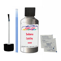 Subaru Crystal Grey Touch Up Paint Code 48W Scratch Repair Kit