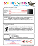 Instructions for use Subaru Dark Grey Car Paint