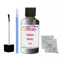 Subaru Metal Grey Touch Up Paint Code 45A Scratch Repair Kit