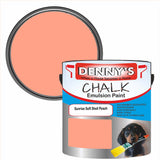 Denny's Chalk Paint For Walls Colour- Sunrise Soft Shell Peach - Matte Wipe-Clean Coverage