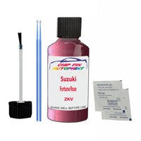 Suzuki Fortune Rose Touch Up Paint Code ZKV Scratch Repair Kit