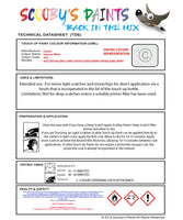 Instructions for use Suzuki Superior White Car Paint