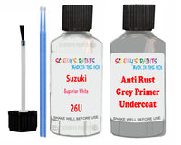 Suzuki Superior White Car Paint