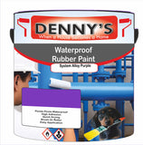 Denny's Waterpoof Paint For Ponds Colour- System Alloy Purple - Waterproof Fish-Safe Leakstop