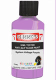 Denny's Floor Paint For Grip Coating Colour- System Voltage Purple - Anti-Slip Hardwearing Safe