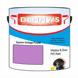 Denny's Plastic Paint For Pvc Colour- System Voltage Purple - Adhesion Tough Colour-Hold