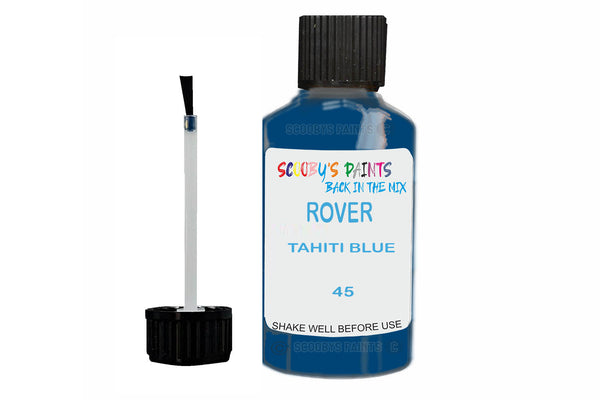 Mixed Paint For Rover P3 Series/Rover 60/Rover 75, Tahiti Blue, Touch Up, 45