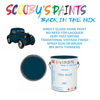 Austin Maxi JMC Vintage Classic Car Paint for restoration Blue Original Cellulose Paint used, Perfect Mix for TEAL BLUE