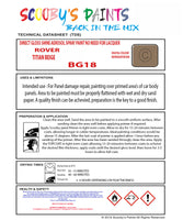 TITIAN BEIGE Aerosol Spray Paint Code BG18 Classic Morris Model Minor Automotive Restorative Paint Vehicle Touch-Up Morris BG18 Paint Car Restoration DIY Auto Painting Classic Car Refinishing High-Quality Spray Paint Automotive Finish Vehicle Restoration Supplies Custom Car Paint Auto Body Paint Aerosol Can Automotive Refinishing Paint for Classic Cars