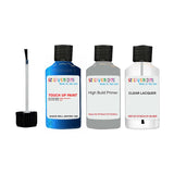 Paint For Toyota Yaris Nebula Blue Code 8X2 Touch Up Paint Scratch Stone Chip Kit