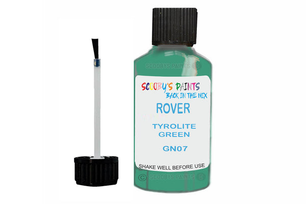 Mixed Paint For Rover 3500/Sd1, Tyrolite Green, Touch Up, Gn07