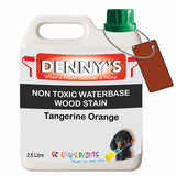 Denny's Stain Paint For Fences Colour- Tangerine Orange - Weatherproof Uv-Safe Protect