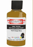 Denny's Floor Paint For Grip Coating Colour- Tank Cargo Olive - Anti-Slip Hardwearing Safe