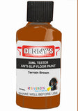 Denny's Floor Paint For Grip Coating Colour- Terrain Brown - Anti-Slip Hardwearing Safe