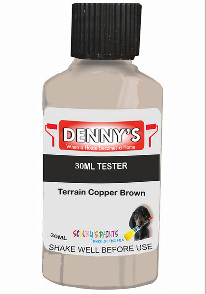 Denny's Chalk Paint For Furniture Colour- Fawn Clay Brown - Matte Scuffproof Refresh
