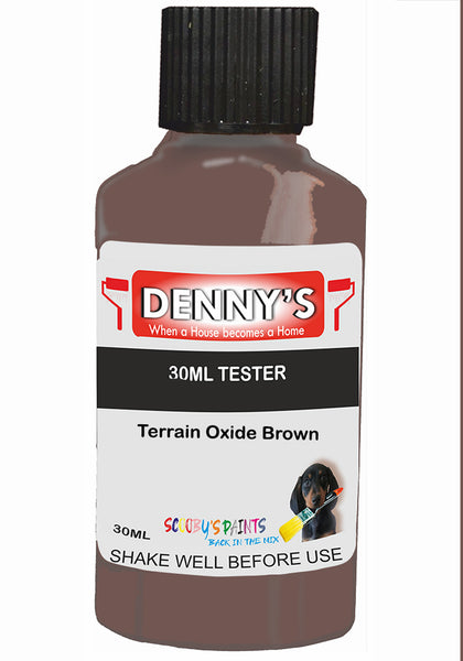 Denny's Chalk Paint For Furniture Colour- Earth Cocoa Biscuit Brown - Matte Scuffproof Refresh