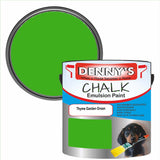 Denny's Chalk Paint For Walls Colour- Thyme Garden Green - Matte Wipe-Clean Coverage