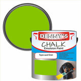 Denny's Chalk Paint For Walls Colour- Thyme Laurel Green - Matte Wipe-Clean Coverage