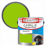 Denny's Chalk Paint For Walls Colour- Thyme Mint Green - Matte Wipe-Clean Coverage