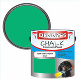Denny's Chalk Paint For Walls Colour- Thyme Olive Eucalyptus Green - Matte Wipe-Clean Coverage