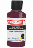 Denny's Floor Paint For Grip Coating Colour- Timber Foundry Brown - Anti-Slip Hardwearing Safe