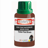 Denny's Stain Paint For Decking Colour- Timber Rust Brown - Anti-Slip Weatherproof Nourish