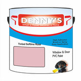 Denny's Plastic Paint For Pvc Colour- Tinted Softline Rose - Adhesion Tough Colour-Hold