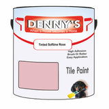 Denny's Tile Paint For Commercial Areas Colour- Tinted Softline Rose - High-Traffic Durable Easy-Clean