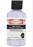 Denny's Floor Paint For Grip Coating Colour- Titanium Arctic Blue - Anti-Slip Hardwearing Safe