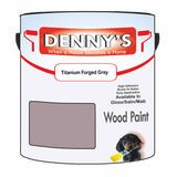 Denny's Wood Paint For Dressers Colour- Titanium Forged Grey - Scratchproof Easy-Clean Refresh