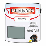 Denny's Wood Paint For Decking Colour- Titanium Grey - Anti-Slip Weatherproof Durable