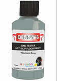 Denny's Floor Paint For Grip Coating Colour- Titanium Grey - Anti-Slip Hardwearing Safe