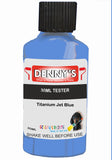 Denny's Floor Paint For Garages Colour- Titanium Jet Blue - Oilproof Tyre-Tough Hardwearing