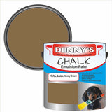 Denny's Chalk Paint For Walls Colour- Toffee Saddle Honey Brown - Matte Wipe-Clean Coverage