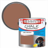 Denny's Chalk Paint For Cabinets Colour- Toffee Truffle Brown - Matte Scuffproof Easy-Clean