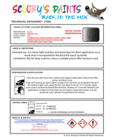 Instructions for use Toyota Magnetic Grey Car Paint