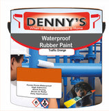 Denny's Waterpoof Paint For Water Tanks Colour- Traffic Orange - Water-Seal Potable-Safe Anticorrosion