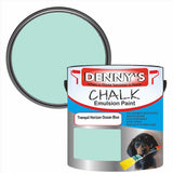 Denny's Chalk Paint For Furniture Colour- Tranquil Horizon Ocean Blue - Matte Scuffproof Refresh