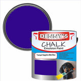 Denny's Chalk Paint For Furniture Colour- Tranquil Sapphire Mist Blue - Matte Scuffproof Refresh