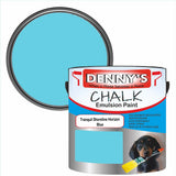 Denny's Chalk Paint For Cabinets Colour- Tranquil Shoreline Horizon Blue - Matte Scuffproof Easy-Clean