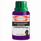 Denny's Stain Paint For Sheds Colour- Transformer Plum Purple - Weatherproof Uv-Safe Nourish
