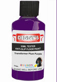 Denny's Floor Paint For Grip Coating Colour- Transformer Plum Purple - Anti-Slip Hardwearing Safe