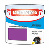 Denny's Plastic Paint For Pvc Colour- Transformer Retro Purple - Adhesion Tough Colour-Hold