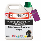 Denny's Stain Paint For Fences Colour- Transformer Spectrum Purple - Weatherproof Uv-Safe Protect