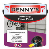 Denny's Floor Paint For Grip Coating Colour- Transformer Spectrum Purple - Anti-Slip Hardwearing Safe