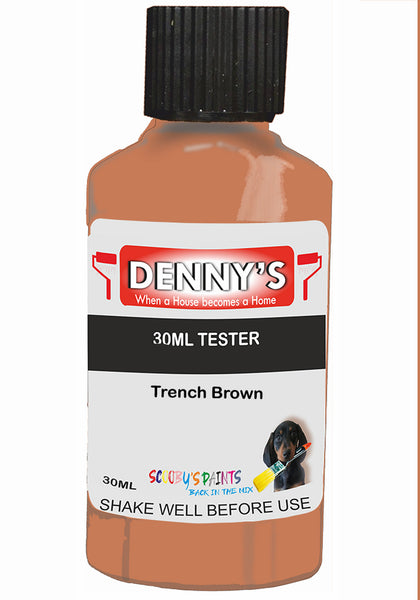 Denny's Chalk Paint For Furniture Colour- Hazel Coffee Brown - Matte Scuffproof Refresh