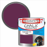 Denny's Chalk Paint For Furniture Colour- Twilight Heather Violet Purple - Matte Scuffproof Refresh