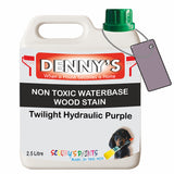Denny's Stain Paint For Sheds Colour- Twilight Hydraulic Purple - Weatherproof Uv-Safe Nourish